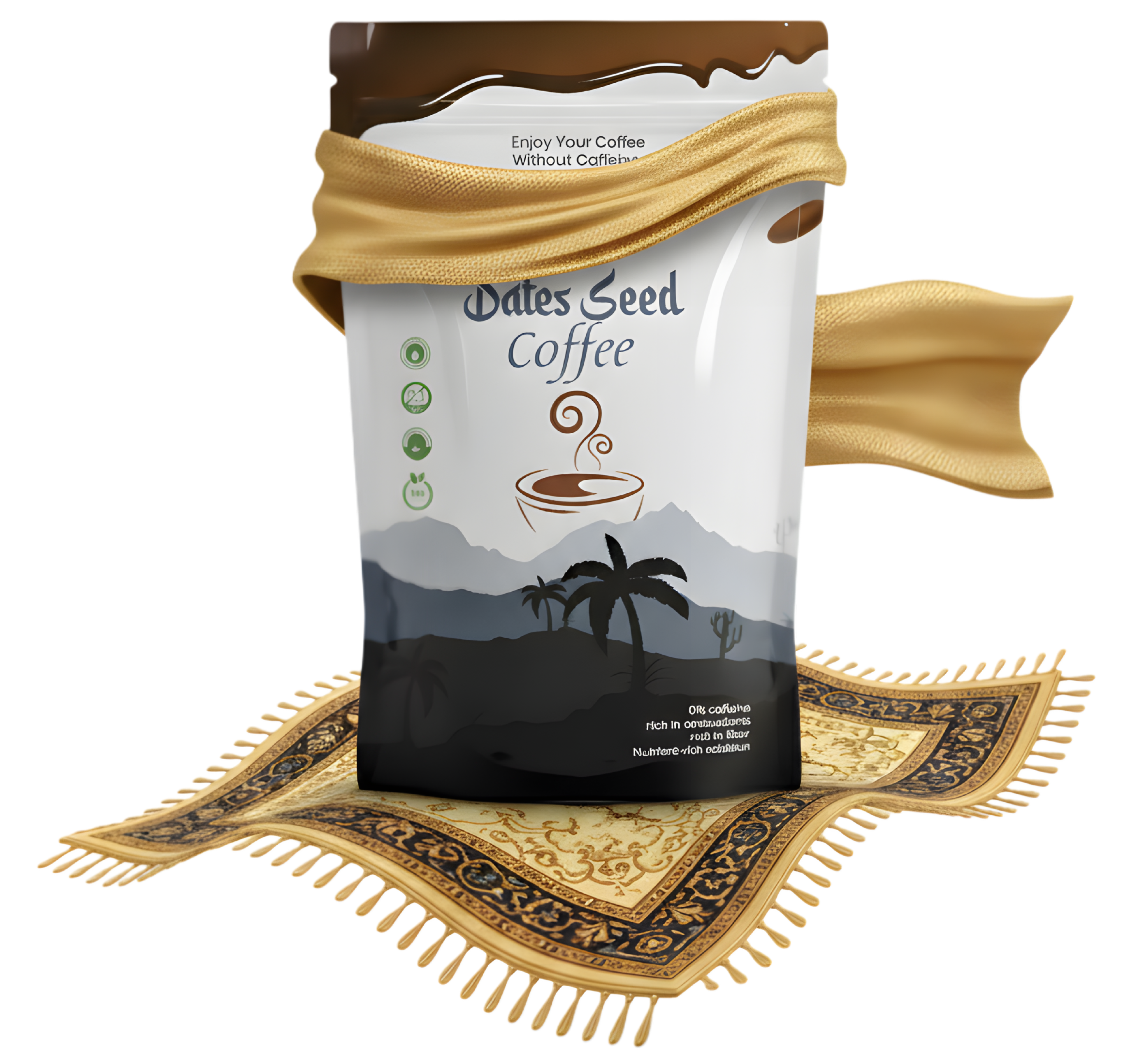 Datezee Dates Seed Coffee Pouch